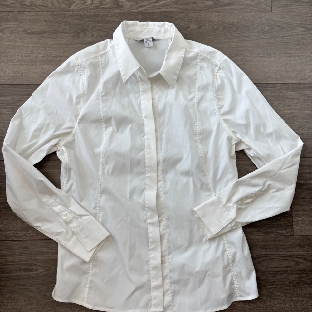 Athleta White Button Down - image 1